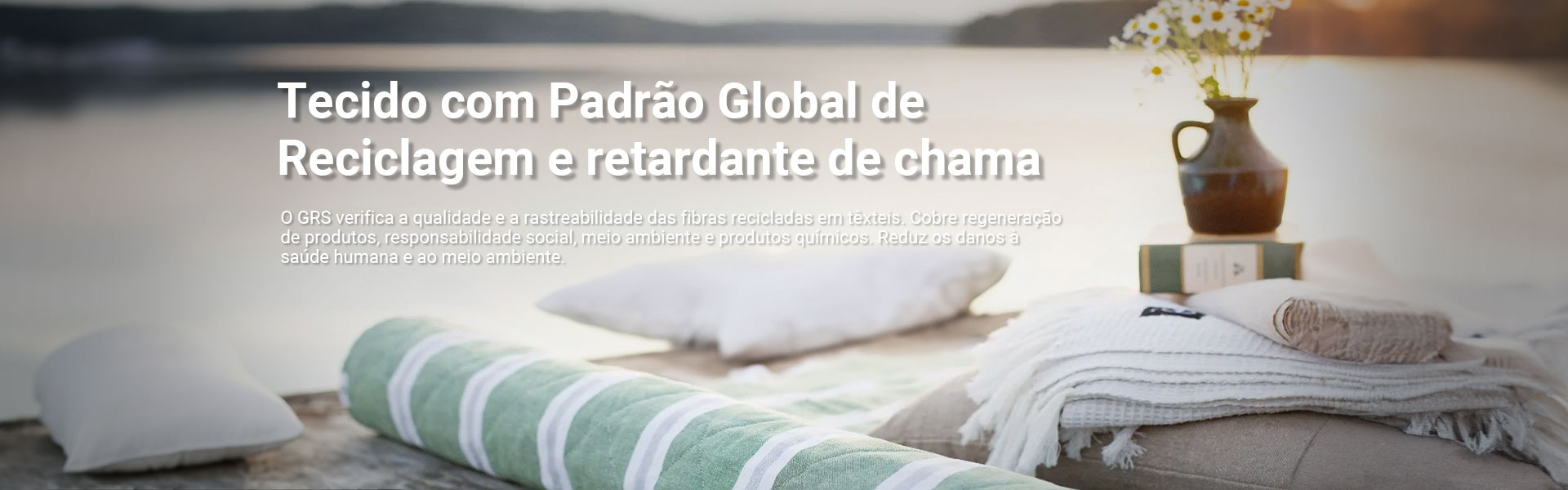 tecido GRS retardante da chama