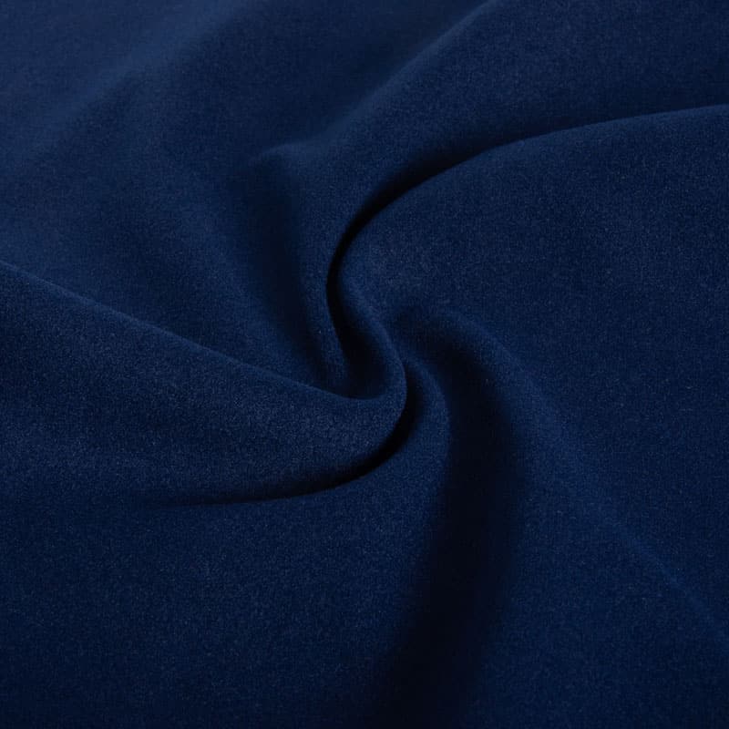 Flame-Retardant Brushed Warp Knitted Fabric, Black, 520 g/m²