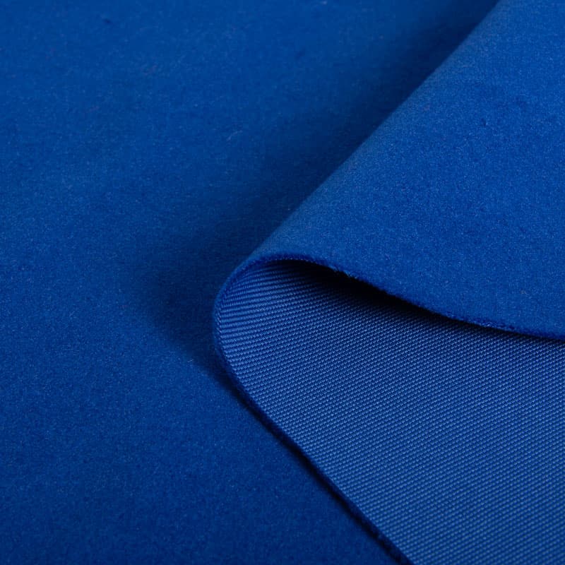 Flame-Retardant Brushed Warp Knitted Fabric, Black, 520 g/m²