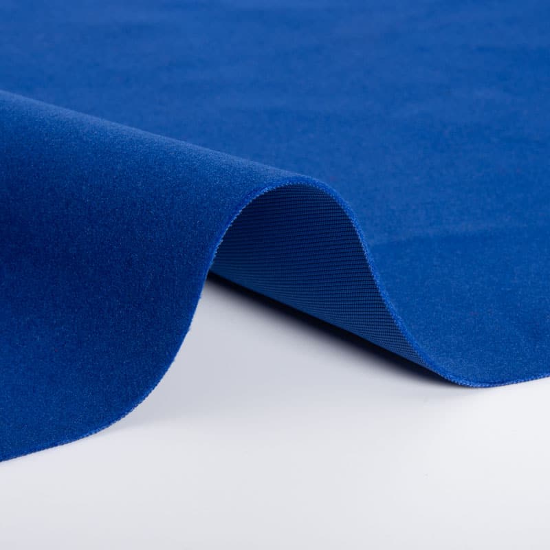 Flame-Retardant Brushed Warp Knitted Fabric, Black, 520 g/m²