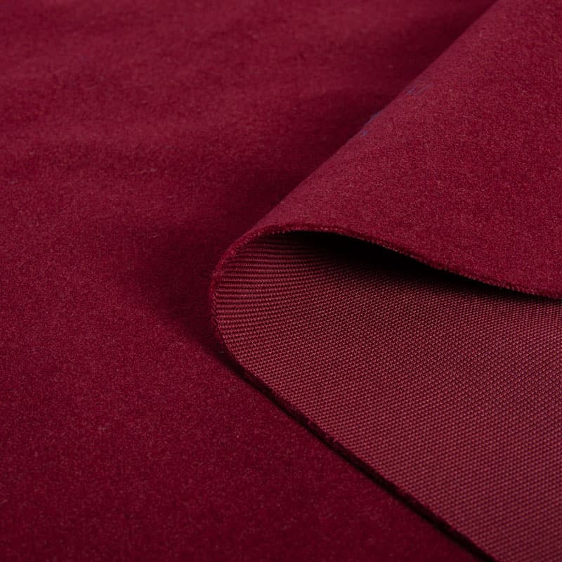 Flame-Retardant Brushed Warp Knitted Fabric, Black, 520 g/m²