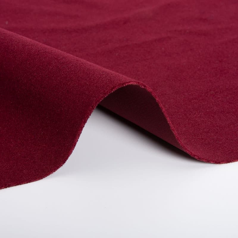 Flame-Retardant Brushed Warp Knitted Fabric, Black, 520 g/m²