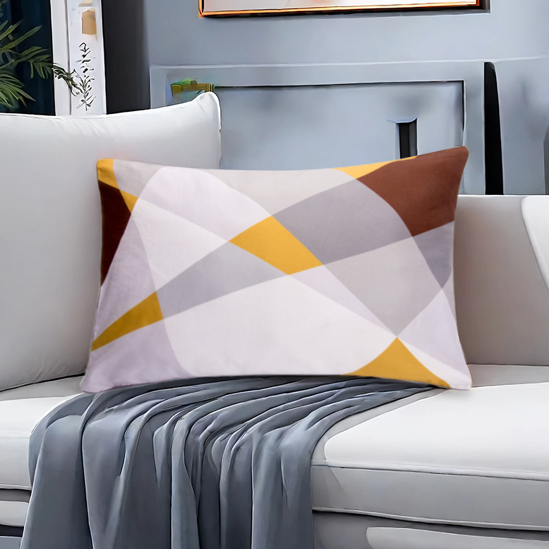 Begoodtex Fire Retardant Printed Pillow Covers for Sofa Living Room Bed