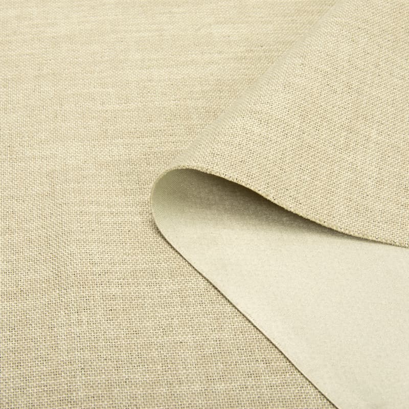 Fire Retardant Imitation Linen Blackout Fabric for Curtain